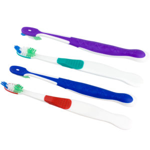 Adult Rubber Handle Toothbrush