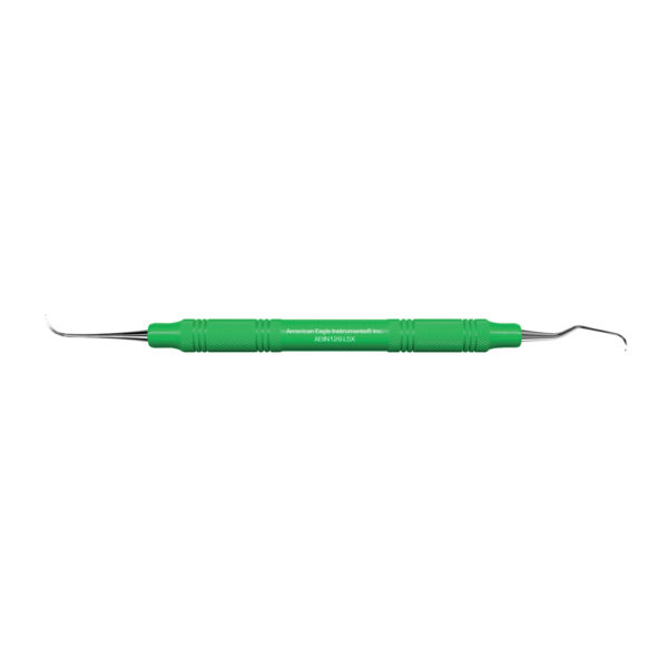 American Eagle Nebraska 128/Langer 5 Implant Scaler with Resin Handle – Green (each)