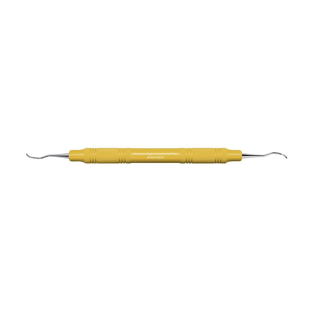American Eagle Stainless Steel 204SD Scaler with Resin Handle – Yellow (1 ct)