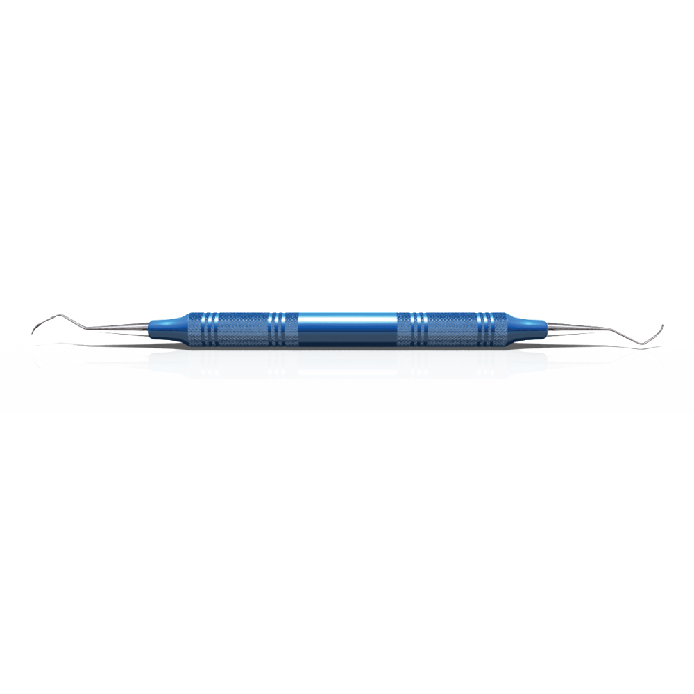 American Eagle Stainless Steel Columbia 13-14 Curette with Resin Handle – Blue (1 ct)
