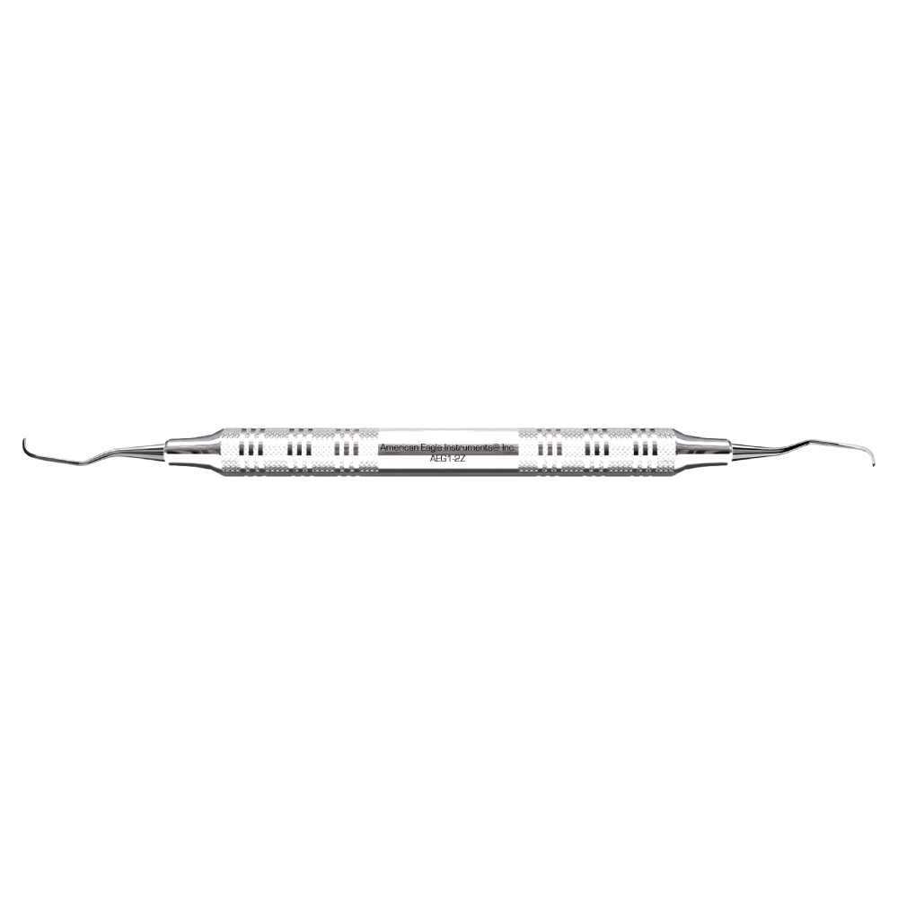 American Eagle Stainless Steel Gracey 1-2 Curette with Stainless Steel Handle (1 ct)