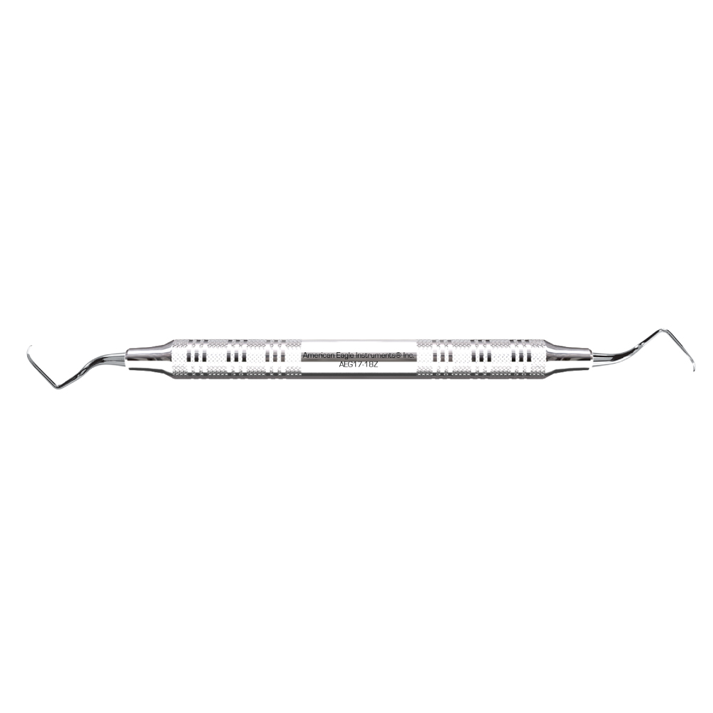 American Eagle Stainless Steel Gracey 17-18 Curette with Resin Handle – Blue (1 ct)