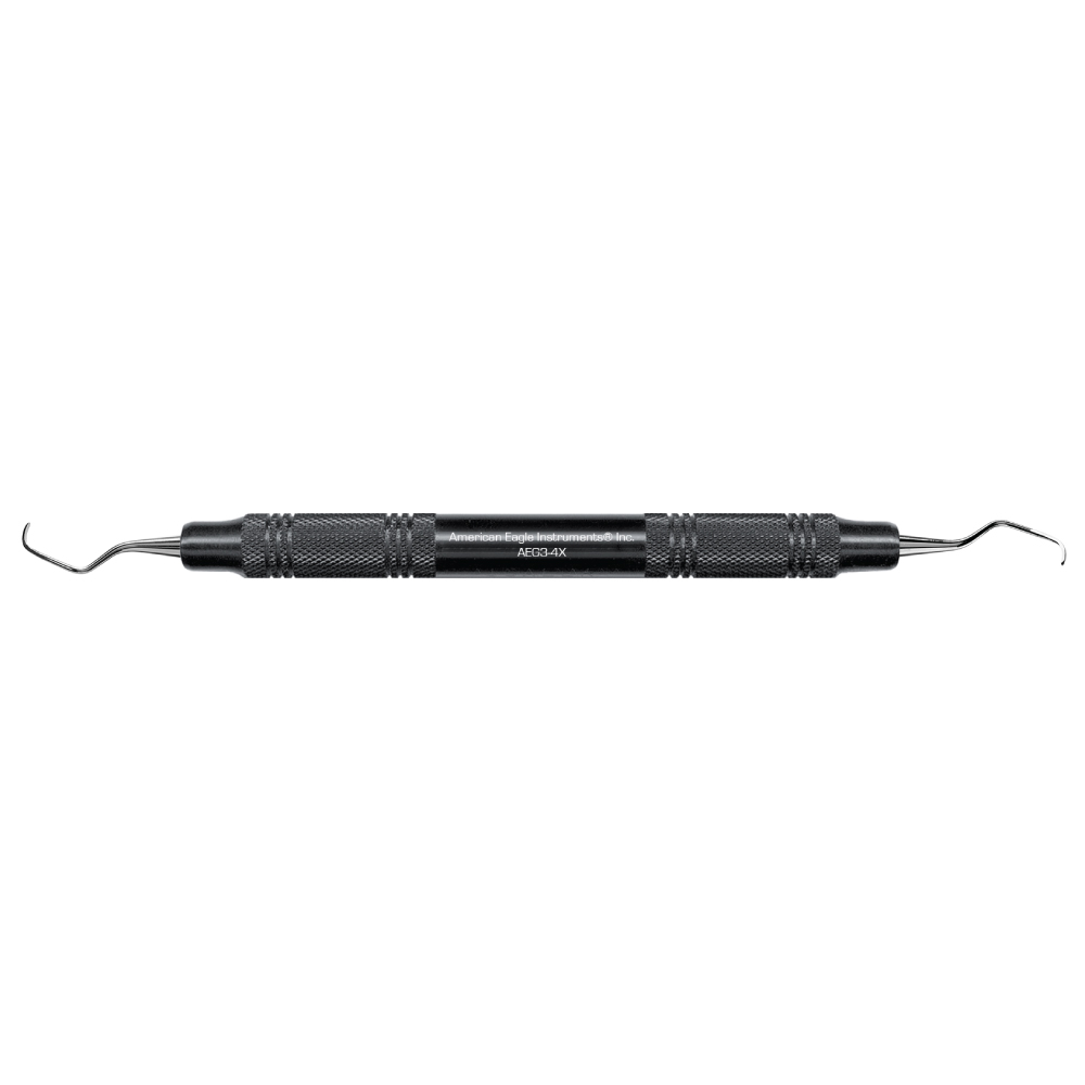 American Eagle Stainless Steel Gracey 3-4 Curette with Resin Handle – Black (1 ct)