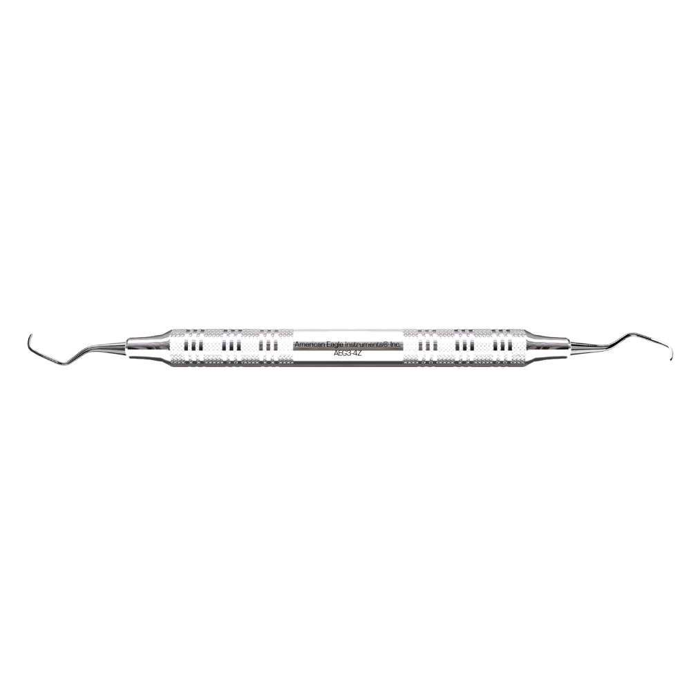 American Eagle Stainless Steel Gracey 3-4 Curette with Stainless Steel Handle (1 ct)