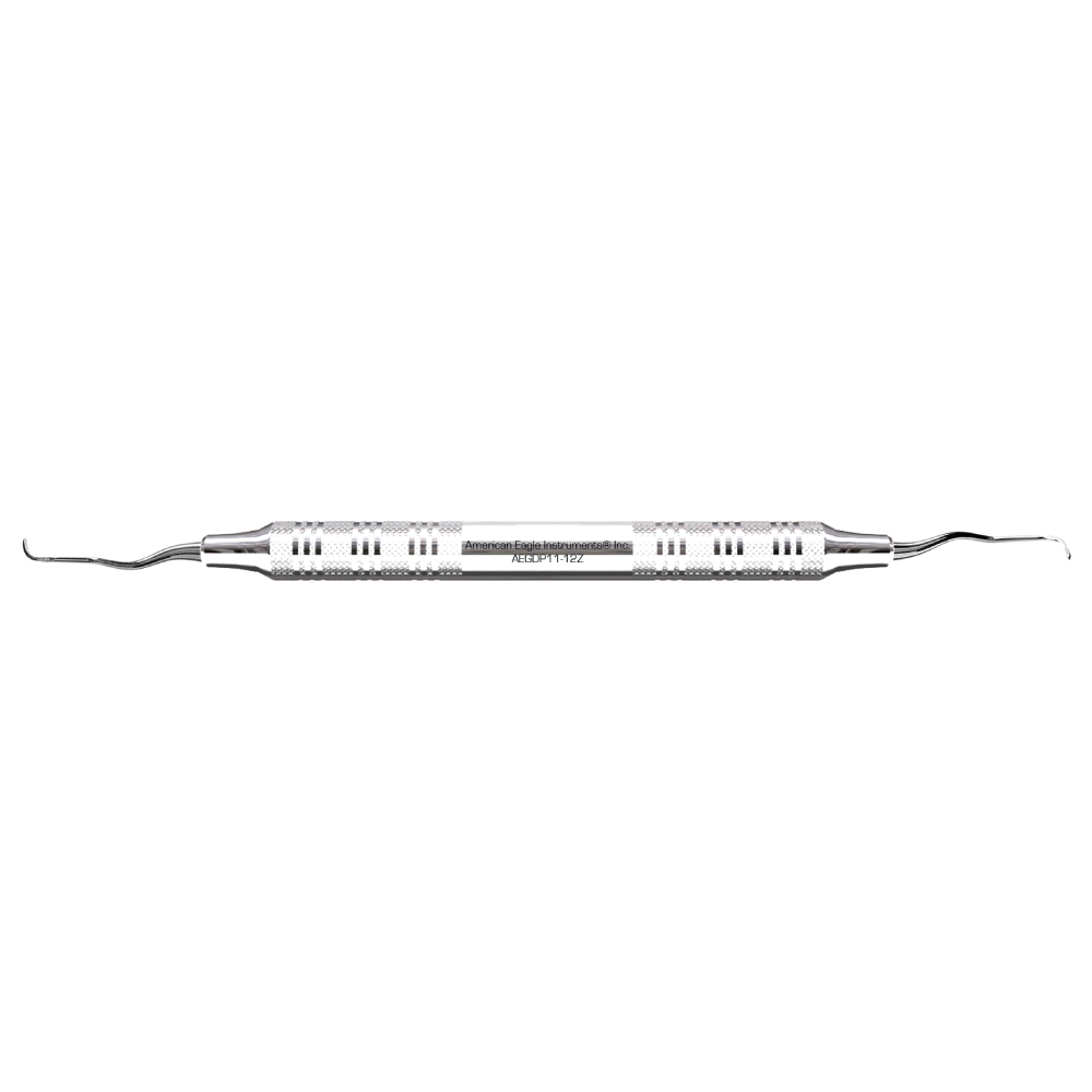 American Eagle Stainless Steel Gracey Deep Pocket 11-12 Curette with Stainless Steel Handle (1 ct)