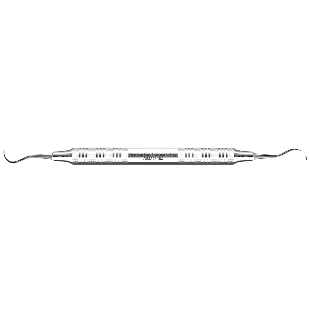 American Eagle Stainless Steel McCall 17-18 Curette with Stainless Steel Handle (1 ct)