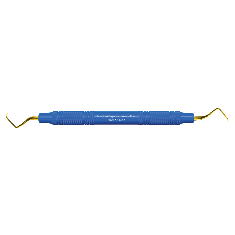 American Eagle XP® Sharpen-Free Gracey 17-18 Curette with Resin Handle – Blue (1 ct)