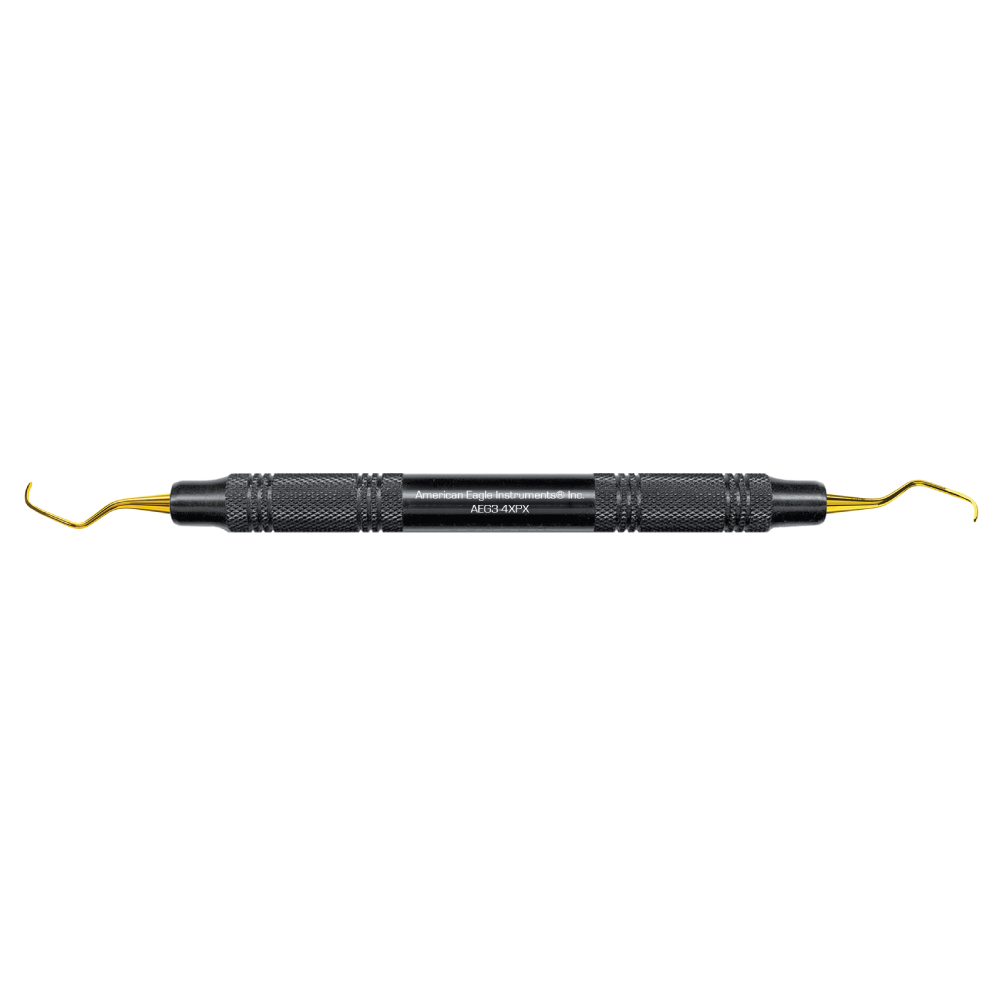 American Eagle XP® Sharpen-Free Gracey 3-4 Curette with Resin Handle – Black (1 ct)