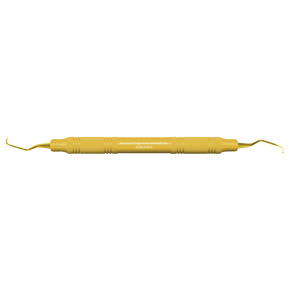 American Eagle XP® Sharpen-Free Gracey 5-6 Curette with Resin Handle – Yellow (1 ct)