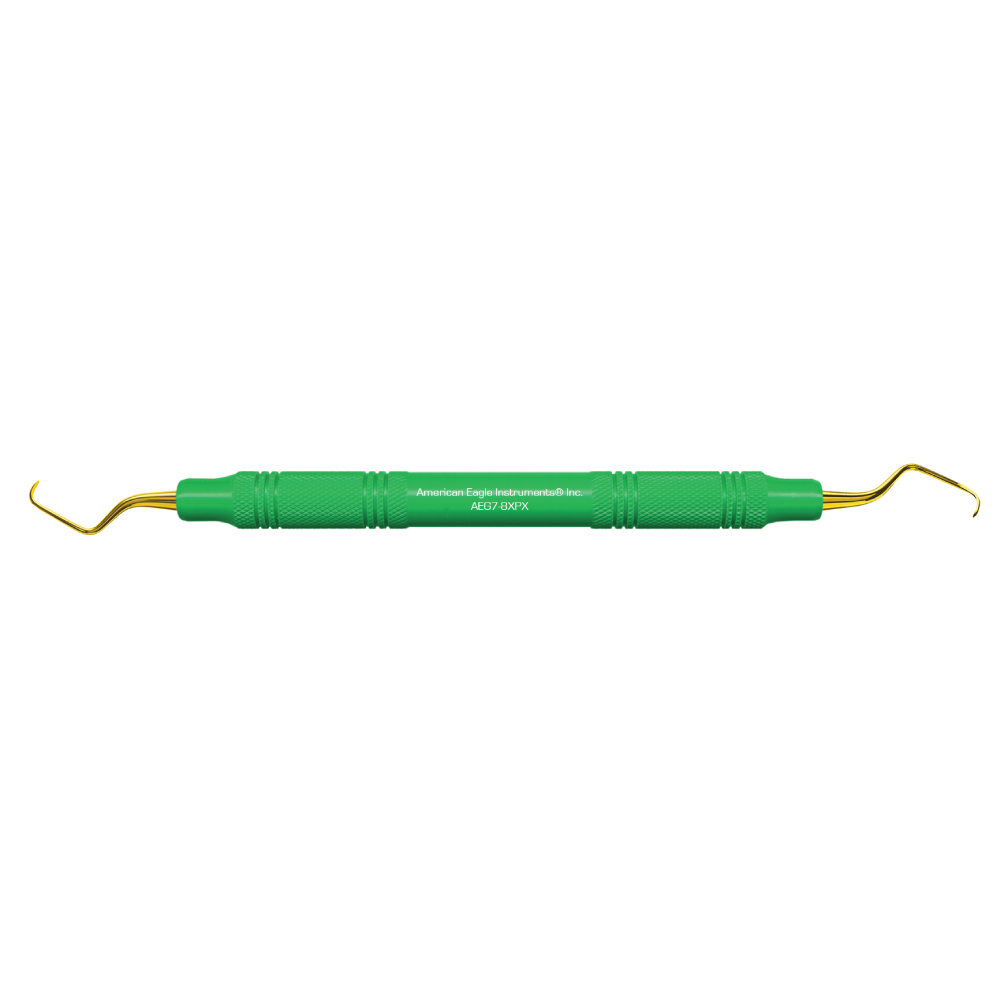 American Eagle XP® Sharpen-Free Gracey 7-8 Curette with Resin Handle – Green (1 ct)