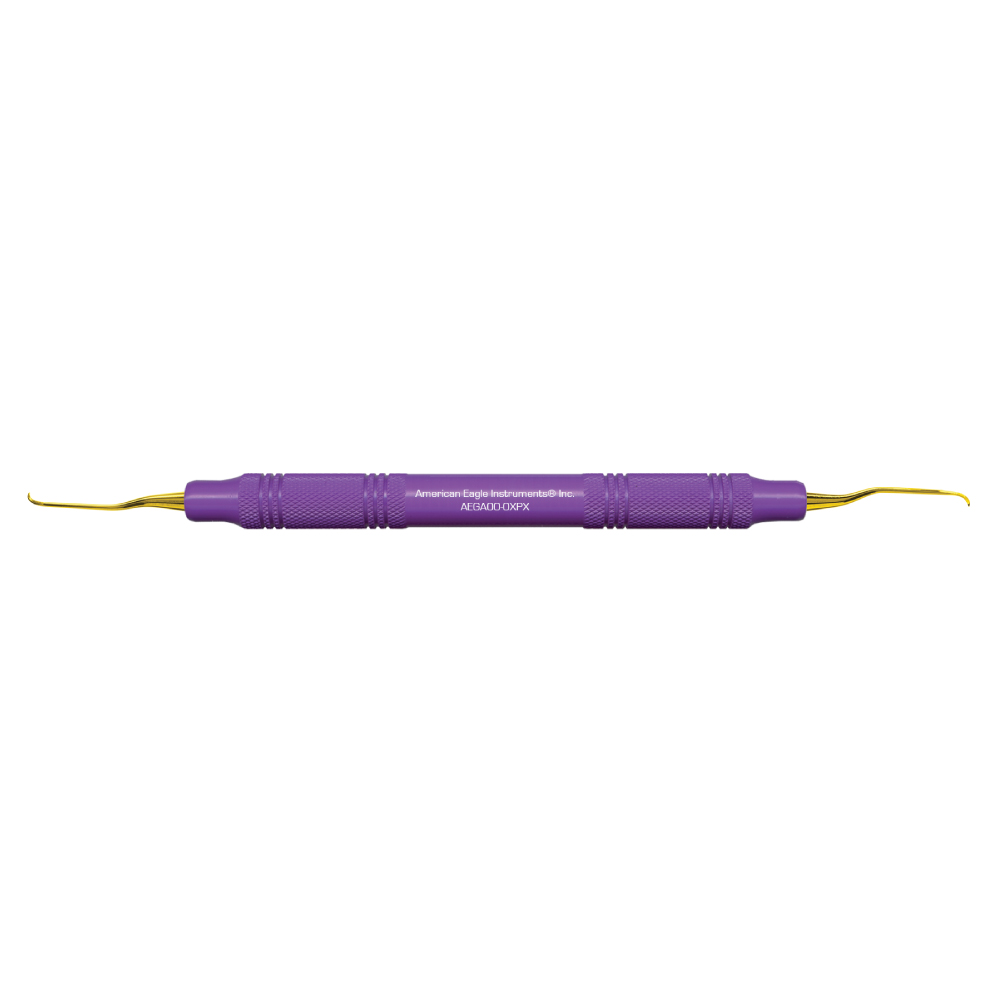 American Eagle XP® Sharpen-Free Gracey Access 00-0 Curette with Resin Handle – Purple (1 ct)
