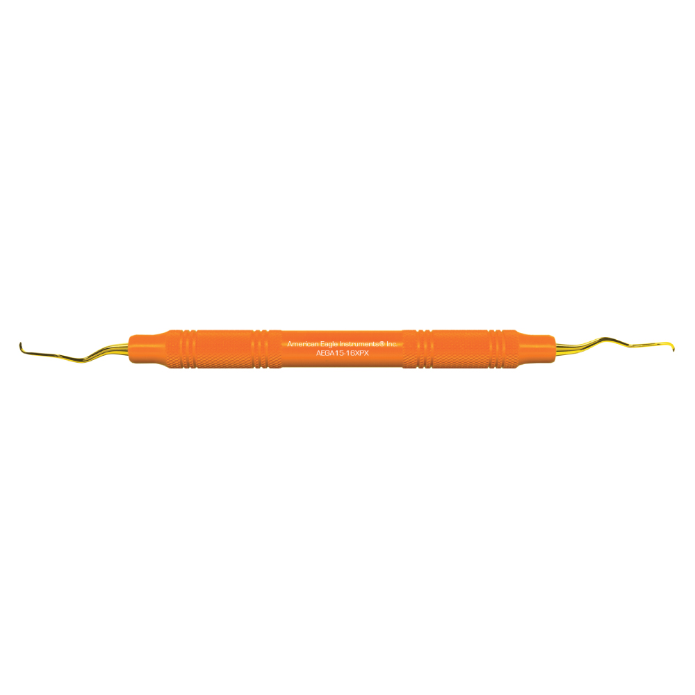 American Eagle XP® Sharpen-Free Gracey Access 15-16 Curette with Resin Handle – Orange (1 ct)