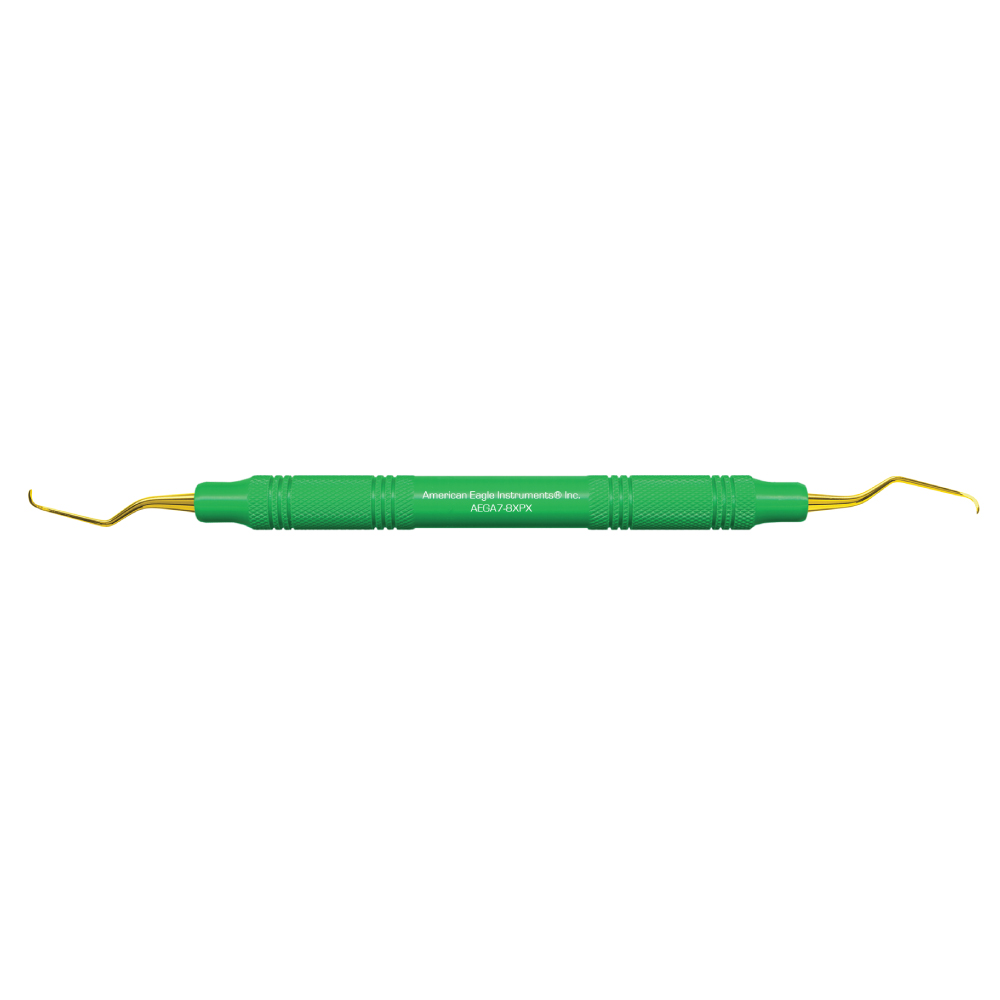 American Eagle XP® Sharpen-Free Gracey Access 7-8 Curette with Resin Handle – Green (1 ct)