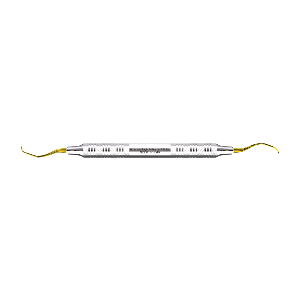 American Eagle XP® Sharpen-Free Gracey Deep Pocket 13-14 Curette with Resin Handle – Blue (1 ct)