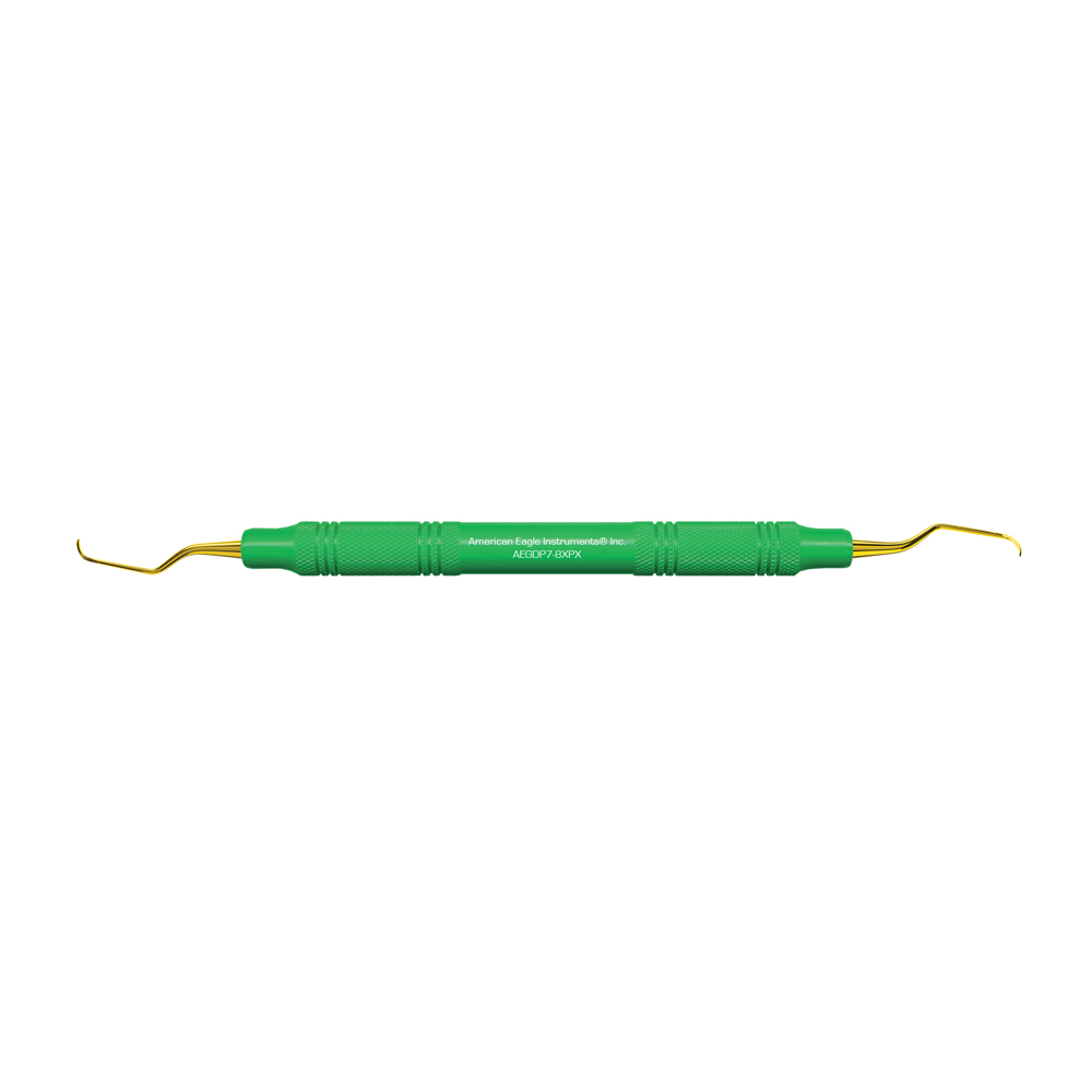 American Eagle XP® Sharpen-Free Gracey Deep Pocket 7-8 Curette with Resin Handle – Yellow (1 ct)