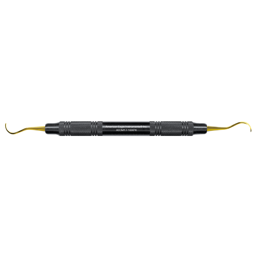 American Eagle XP Sharpen-Free® McCall 17-18 Curette with Resin Handle – Black (1 ct)