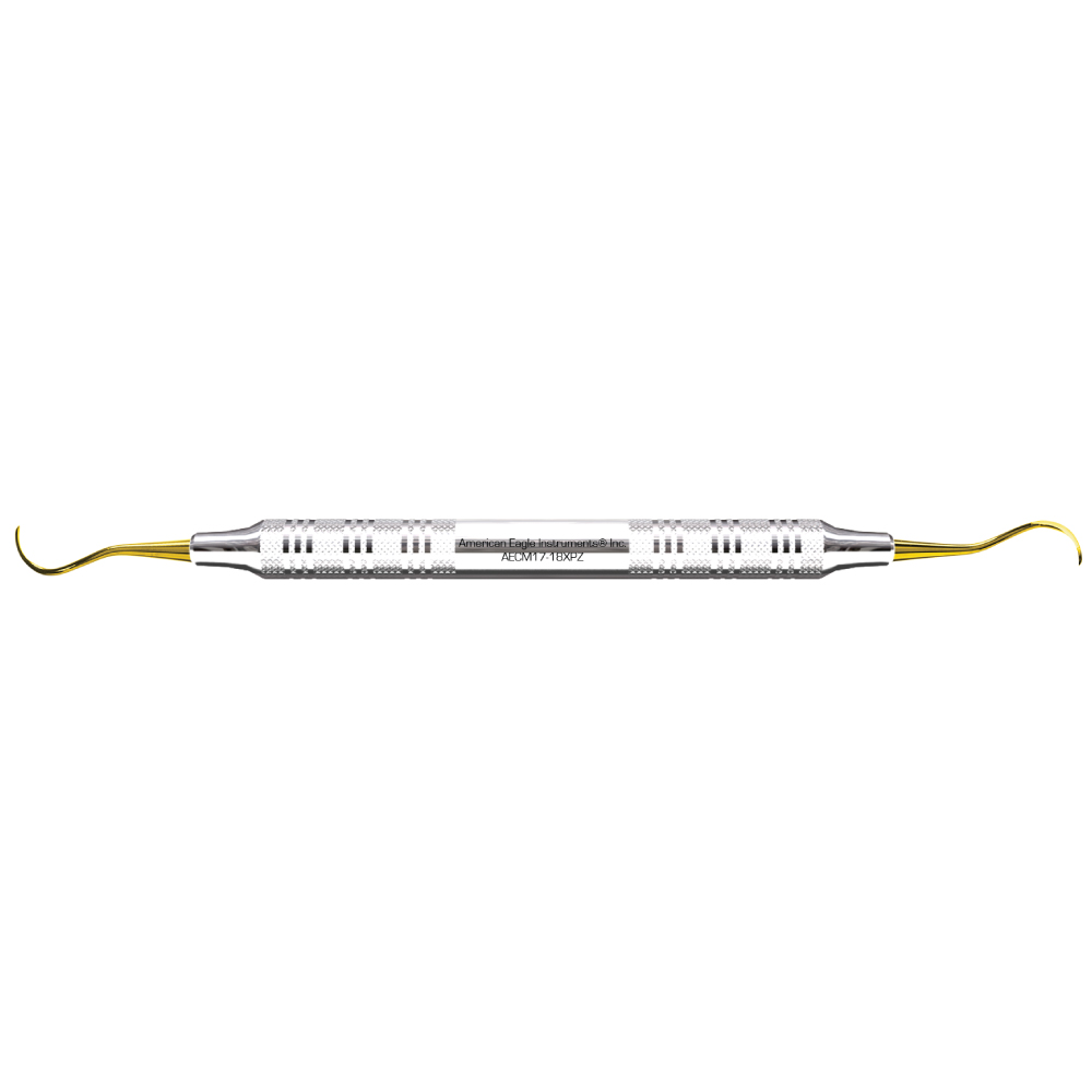 American Eagle XP Sharpen-Free® McCall 17-18 Curette with Stainless Steel Handle (1 ct)
