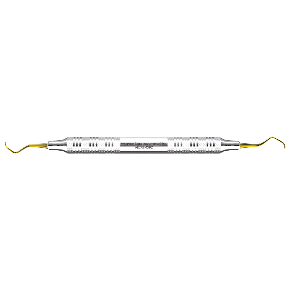 American Eagle XP Sharpen-Free® Rules 3-4 Curette with Stainless Steel Handle (1 ct)