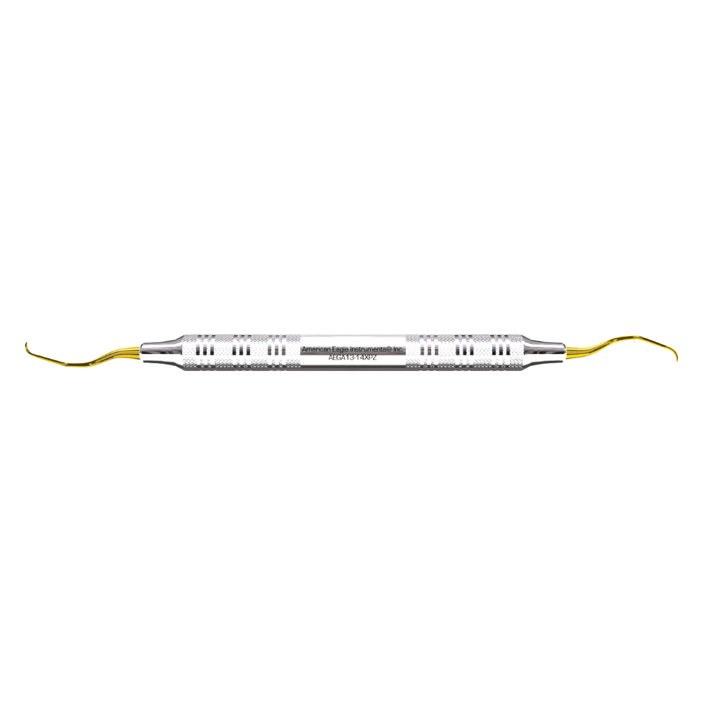 American Eagle XP® Sharpen-Free Thin Gracey Access 1-2 Curette with Resin Handle – Purple (1 ct)