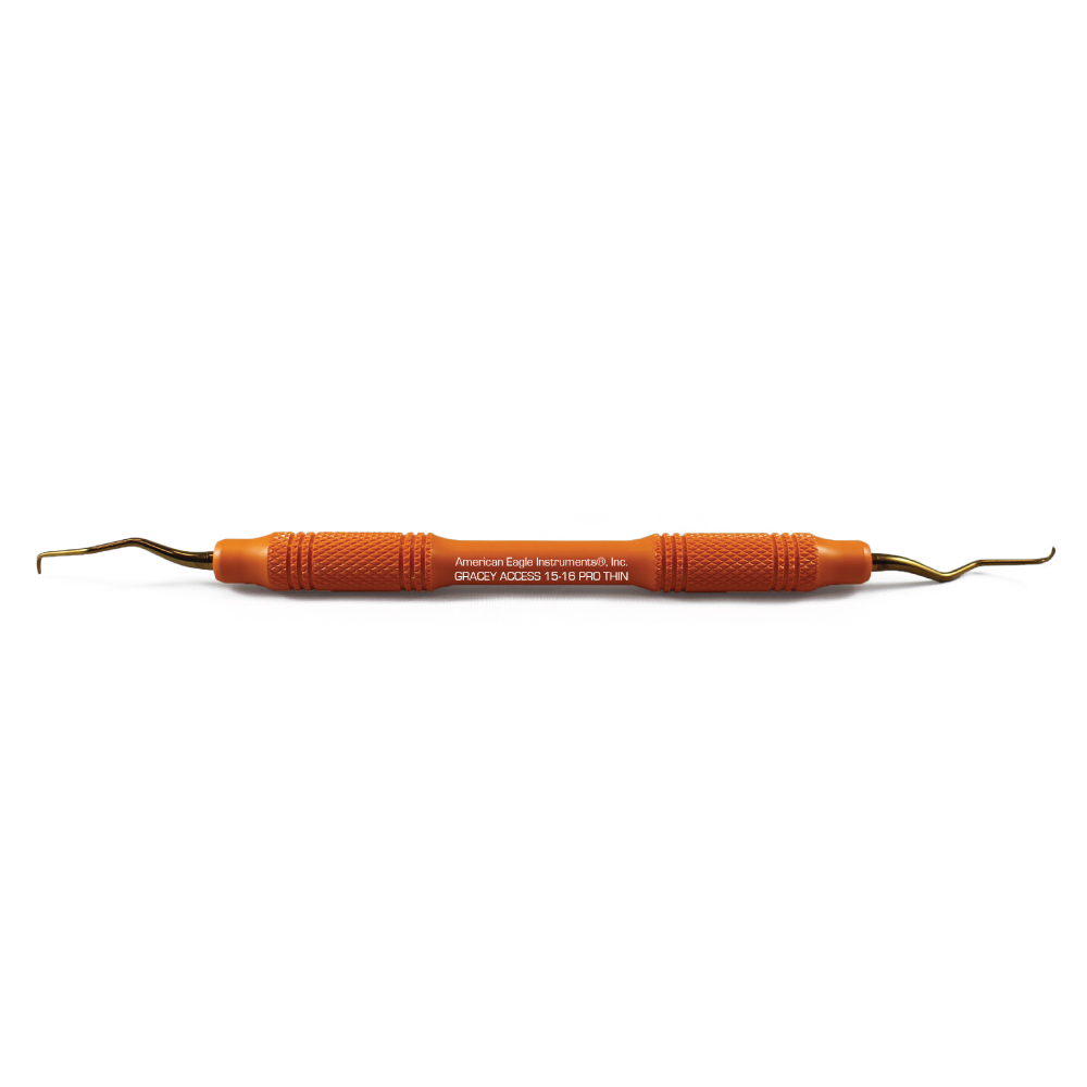 American Eagle XP® Sharpen-Free Thin Gracey Access 15-16 with Resin Handle – Orange (1 ct)