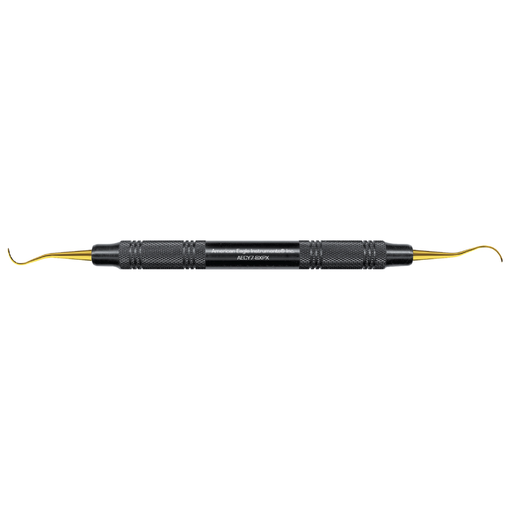 American Eagle XP Sharpen-Free® Younger-Good 7-8 Curette with Resin Handle – Black (1 ct)