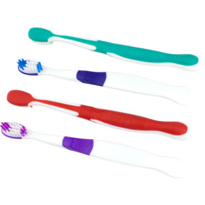 Phase 2 Rubber Handle Toothbrush - Personalize (144 ct assorted color brushes)