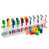 PlakSmacker Rack Brushes Character 41008 multicolored in white rack