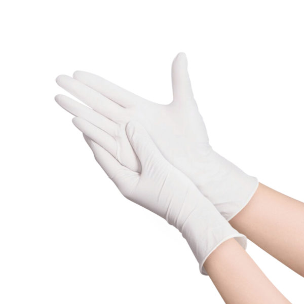 TruFit Nitrile Gloves, White, 300ct