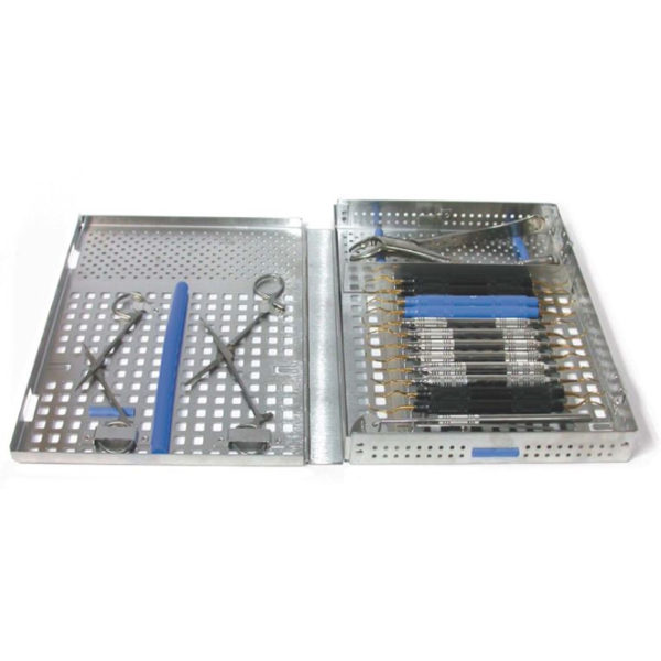 Cassette 114 stainless steel open tray